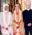 Robert Vadra, Priyanka and Rahul Gandhi