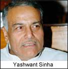 Union Finance Minister Yashwant Sinha
