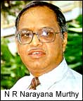 Infosys co-founder and it's chief architech N R Narayana Murthy